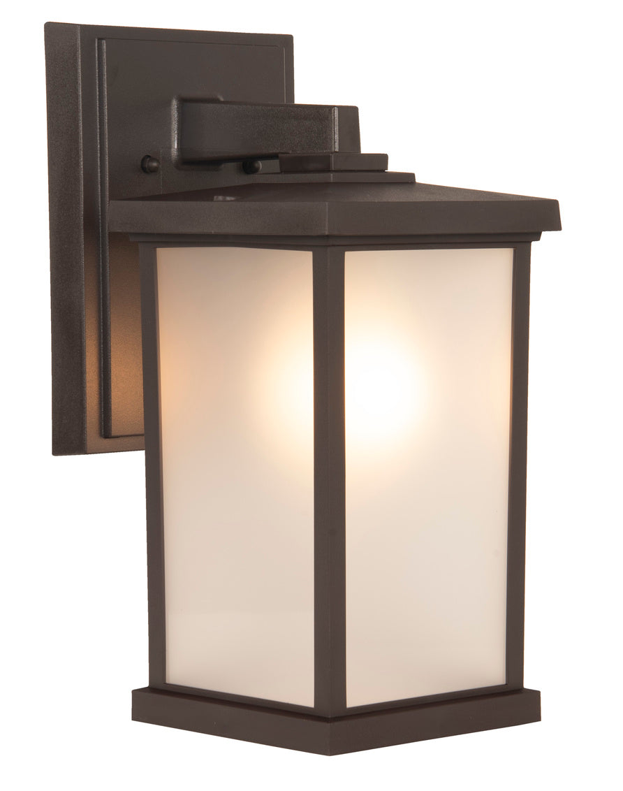 Resilience Medium Outdoor Wall Lantern in Bronze Finish by Craftmade