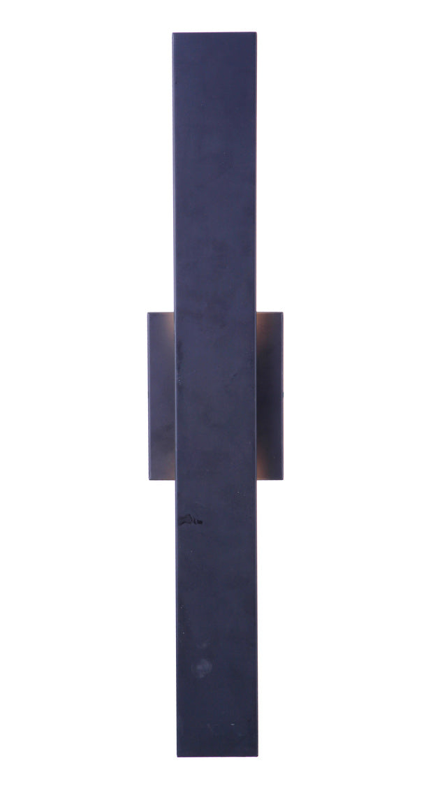 Rens Large Outdoor Wall Lantern in Midnight Finish by Craftmade
