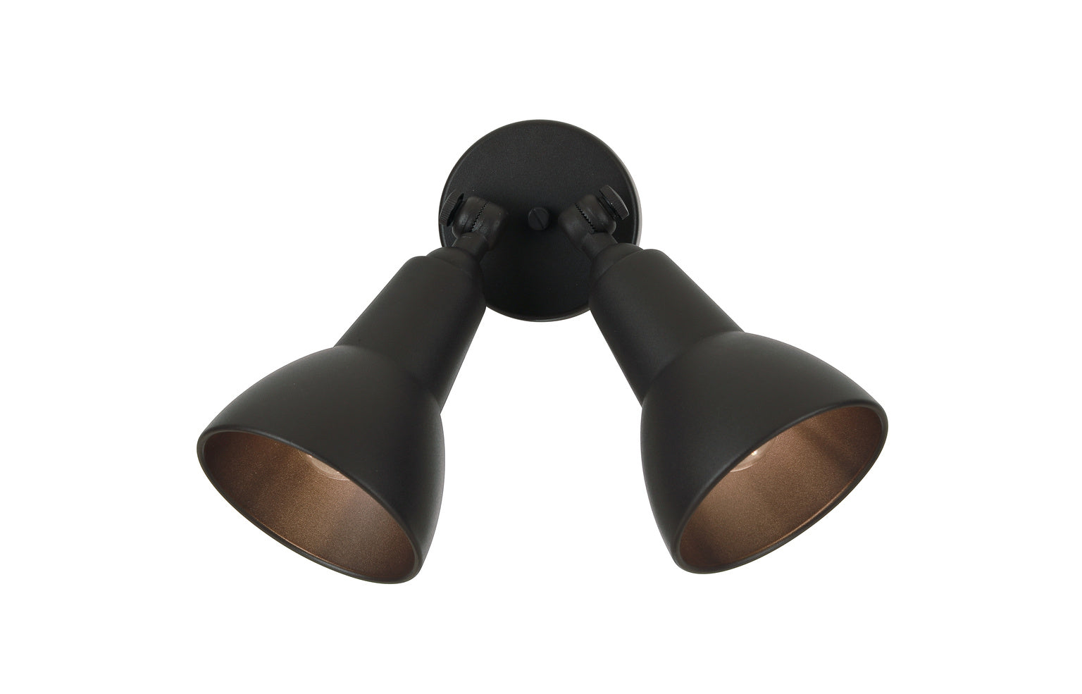 Flood 2-Light Outdoor Security Flood Light in Bronze Finish by Craftmade