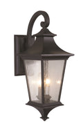 Argent II Medium Outdoor Wall Lantern in Midnight Finish by Craftmade