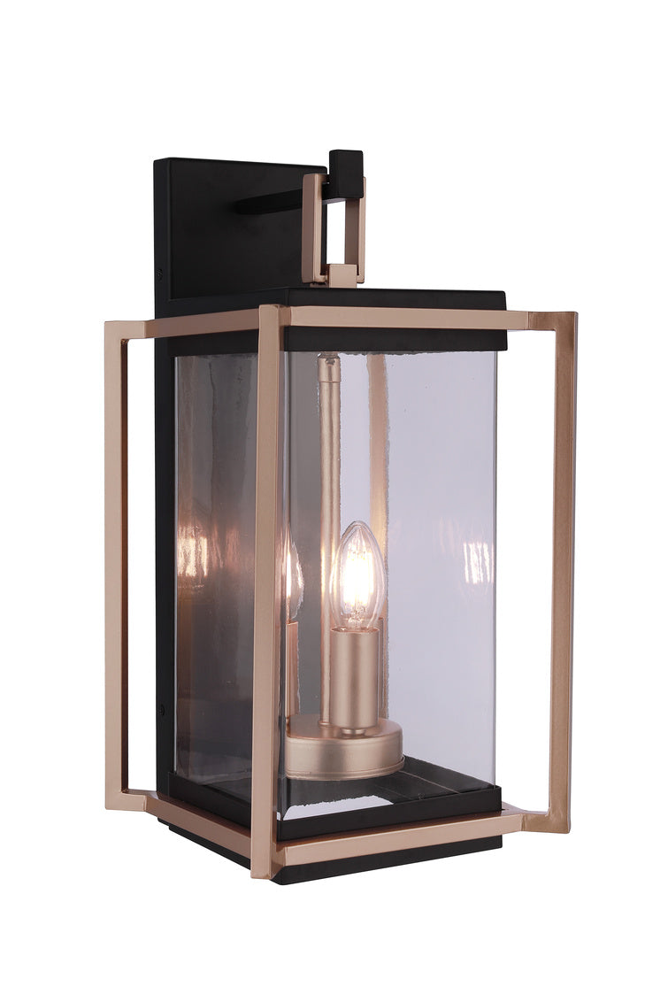Metalwork Medium Outdoor Wall Lantern in Midnight Finish by Craftmade