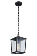 Olsen Medium Outdoor Hanging Lantern in Midnight Finish by Craftmade