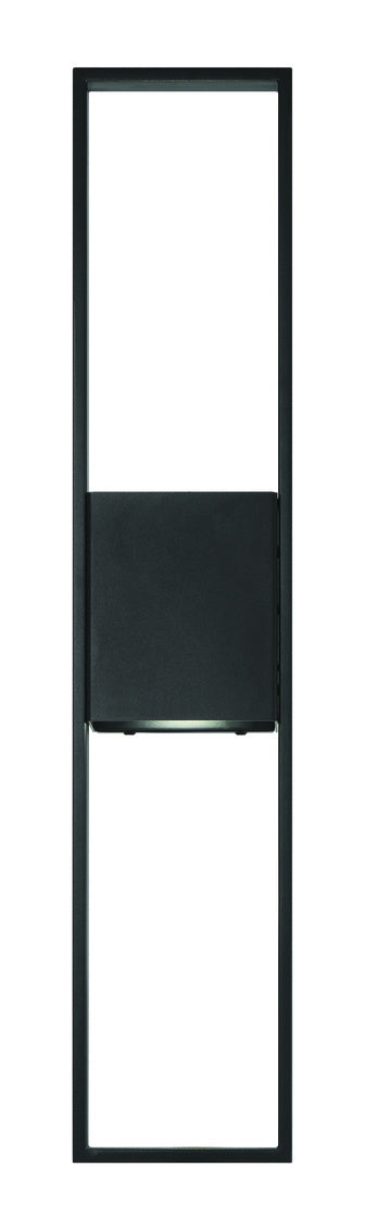 Profiled Medium Outdoor Wall Lantern in Textured Black Finish by Craftmade