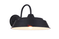 Landmark Small Outdoor Wall Lantern in Midnight Finish by Craftmade