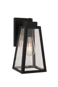 Sorano Small Outdoor Wall Lantern in Textured Black Finish by Craftmade