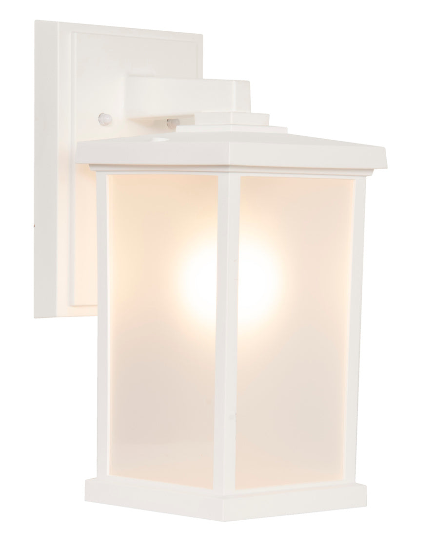 Resilience Medium Outdoor Wall Lantern in White Finish by Craftmade