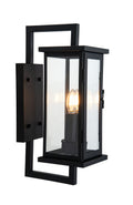 Jordan Small Outdoor Wall Lantern in Textured Black Finish by Craftmade