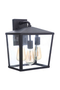 Olsen Medium 3-Light Outdoor Wall Lantern in Midnight Finish by Craftmade