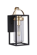 Neo Small Outdoor Wall Lantern in Midnight Finish by Craftmade
