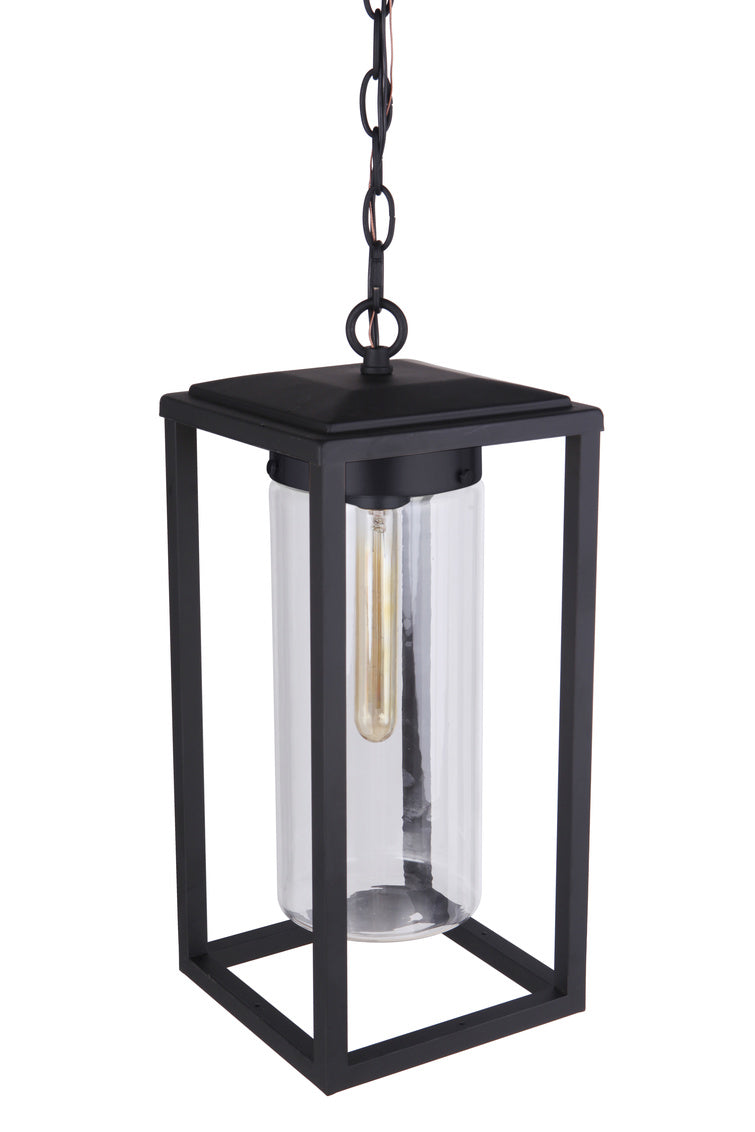 Neo Medium Outdoor Hanging Lantern in Midnight Finish by Craftmade