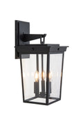 Duncan Medium Outdoor Wall Lantern in Textured Black Finish by Craftmade