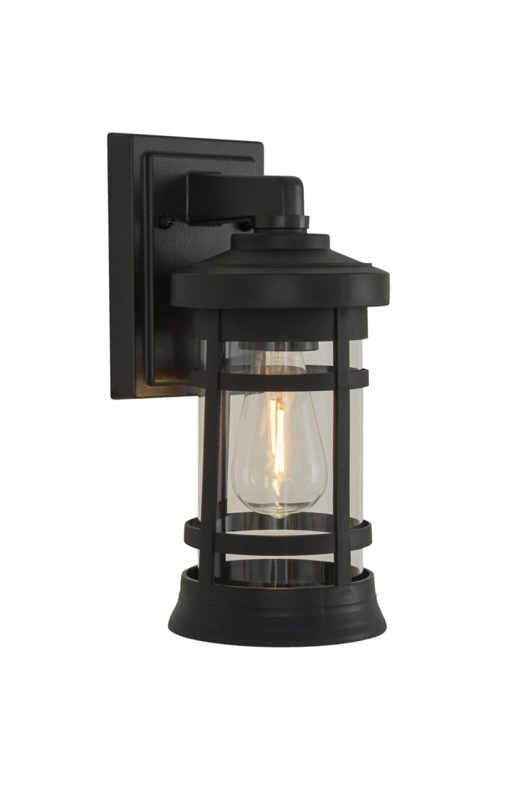 Resilience Small Outdoor Wall Lantern in Textured Black Finish by Craftmade