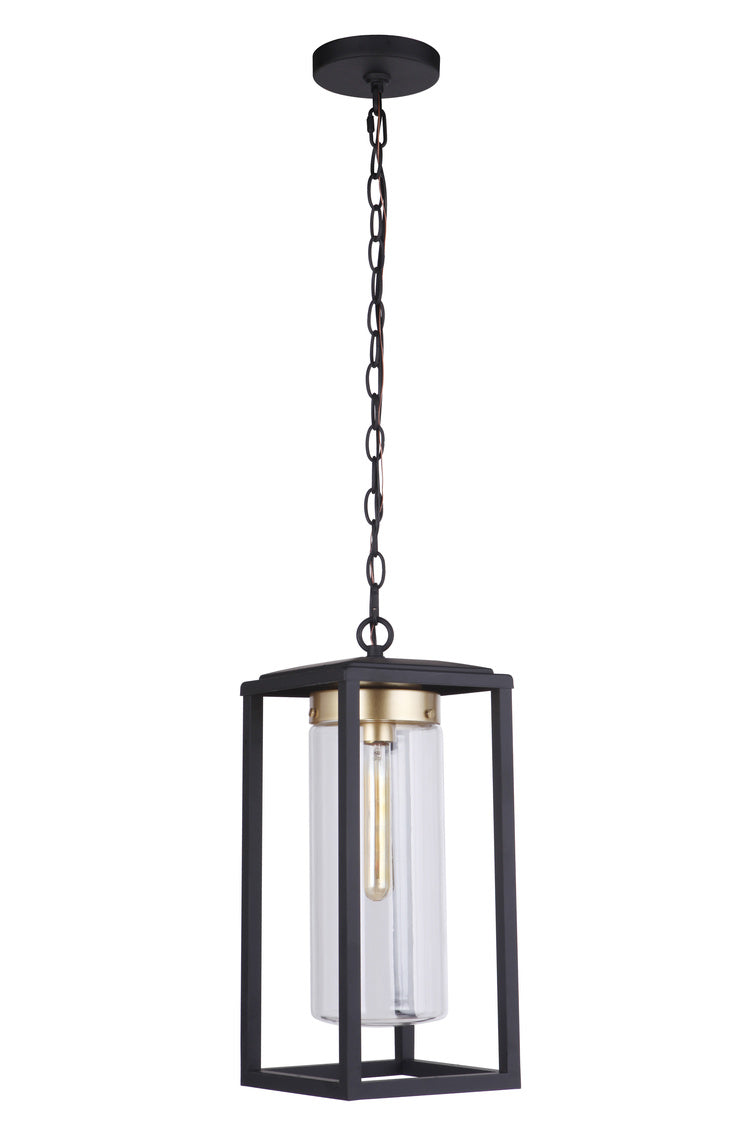 Neo Medium Outdoor Hanging Lantern in Midnight Finish by Craftmade