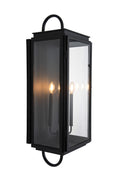Irving X-Large Outdoor Wall Lantern in Textured Black Finish by Craftmade