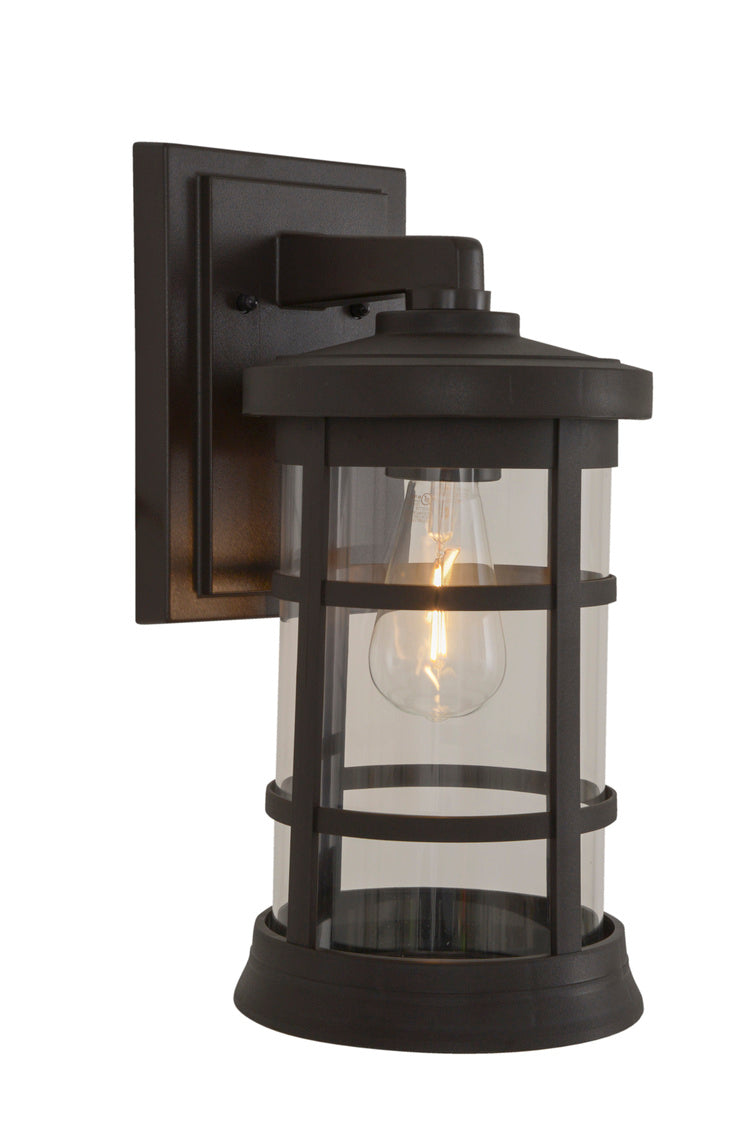 Resilience Medium Outdoor Wall Lantern in Bronze Finish by Craftmade