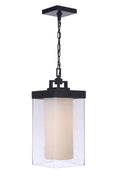 Hayner 1-Light Outdoor Hanging Lantern in Midnight Finish by Craftmade