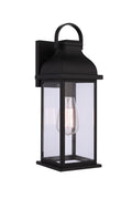 Bent Tree Small Outdoor Wall Lantern in Midnight Finish by Craftmade