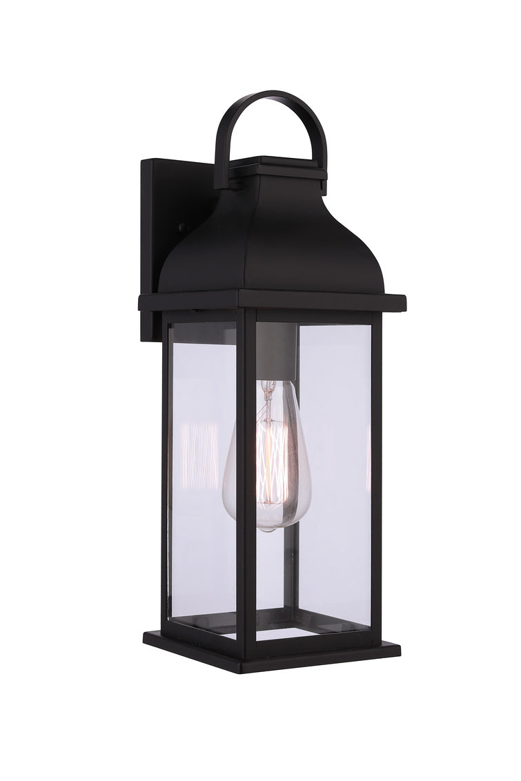 Bent Tree Small Outdoor Wall Lantern in Midnight Finish by Craftmade