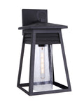 Becca Large Outdoor Wall Lantern in Textured Matte Black Finish by Craftmade