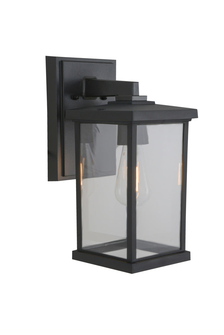 Resilience Medium Outdoor Wall Lantern in Textured Black Finish by Craftmade