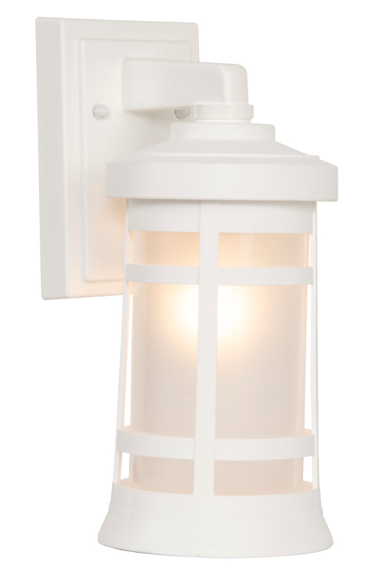 Resilience Small Outdoor Wall Lantern in White Finish by Craftmade