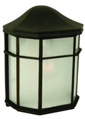 Contractor's Cast Aluminum Small Outdoor Wall Lantern in Textured Matte Black Finish by Craftmade