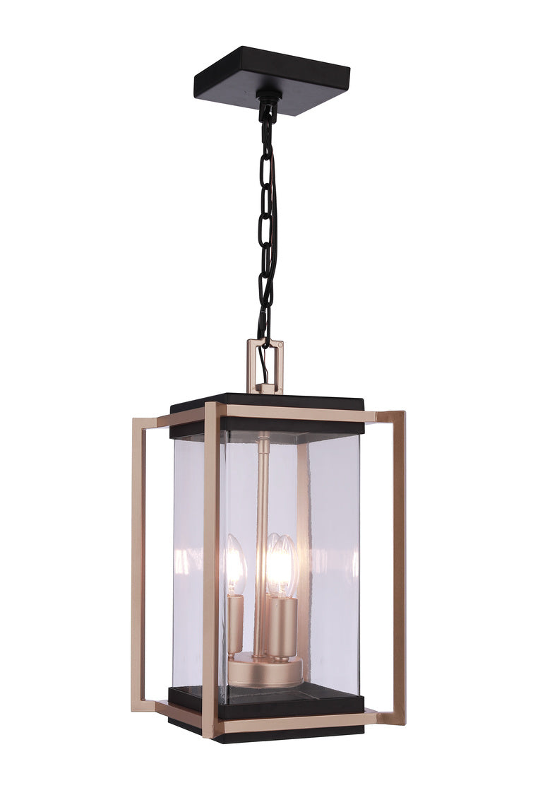 Metalwork 3-Light Outdoor Hanging Lantern in Midnight Finish by Craftmade
