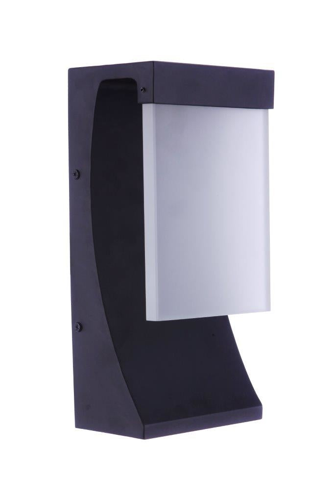 Vault Small Outdoor Wall Lantern in Midnight Finish by Craftmade