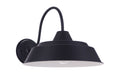 Landmark Large Outdoor Wall Lantern in Midnight Finish by Craftmade
