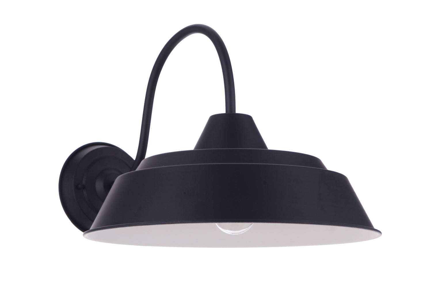 Landmark Large Outdoor Wall Lantern in Midnight Finish by Craftmade