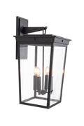 Duncan Large Outdoor Wall Lantern in Textured Black Finish by Craftmade