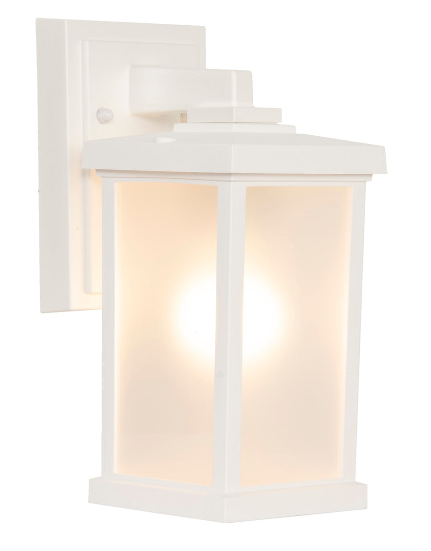 Resilience Small Outdoor Wall Lantern in White Finish by Craftmade
