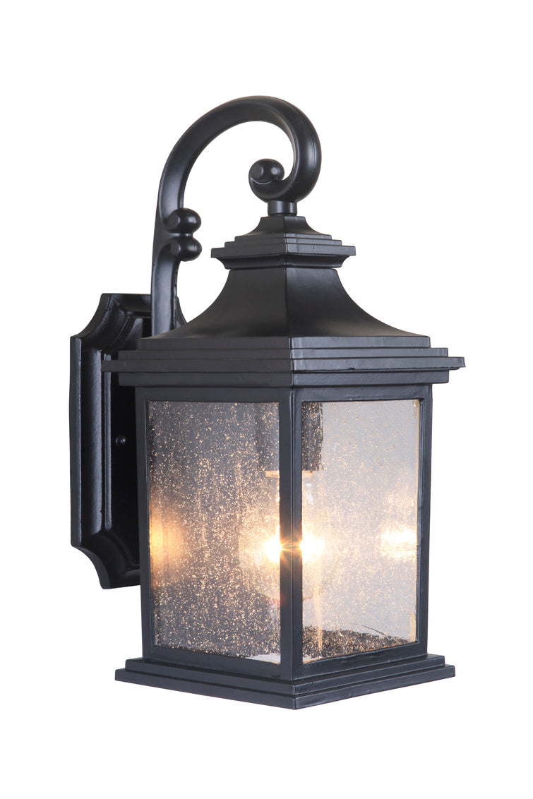 Gentry Small Outdoor Wall Lantern in Midnight Finish by Craftmade