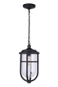 Voyage Medium Outdoor Hanging Lantern in Midnight Finish by Craftmade