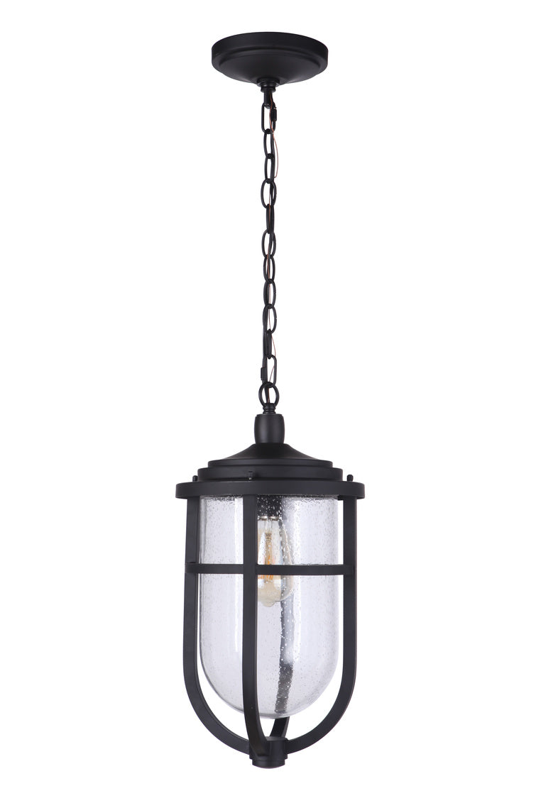 Voyage Medium Outdoor Hanging Lantern in Midnight Finish by Craftmade