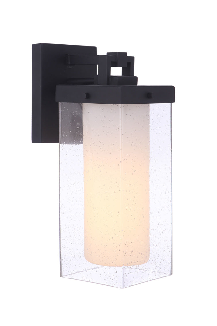 Hayner Large Outdoor Wall Lantern in Midnight Finish by Craftmade