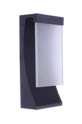Vault Medium Outdoor Wall Lantern in Midnight Finish by Craftmade
