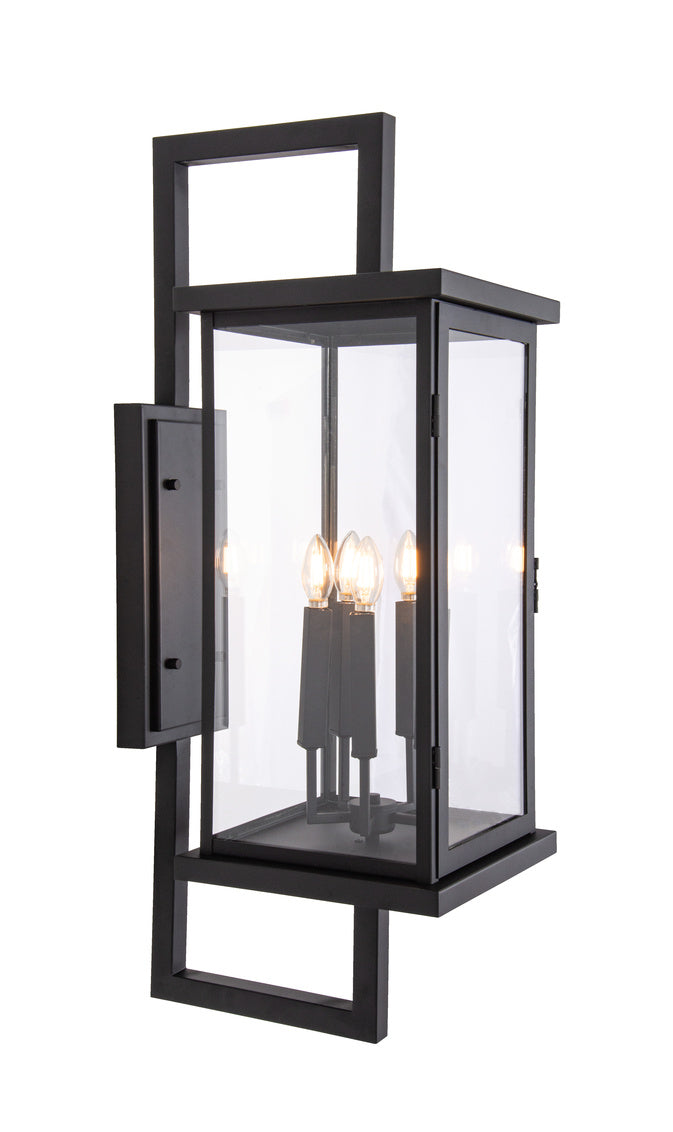 Jordan X-Large Outdoor Wall Lantern in Textured Black Finish by Craftmade