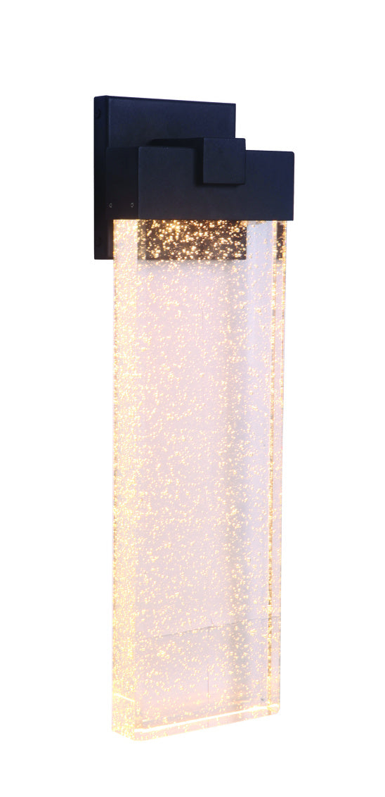 Aria Large Outdoor Wall Lantern in Textured Matte Black Finish by Craftmade