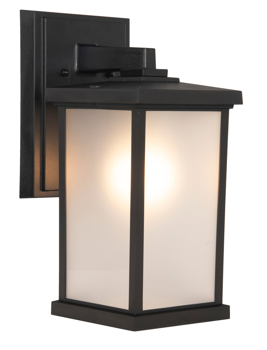 Resilience Medium Outdoor Wall Lantern in Textured Matte Black Finish by Craftmade