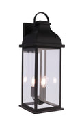 Bent Tree Large Outdoor Wall Lantern in Midnight Finish by Craftmade