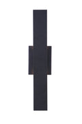 Rens Medium Outdoor Wall Lantern in Midnight Finish by Craftmade