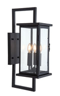 Jordan Medium Outdoor Wall Lantern in Textured Black Finish by Craftmade