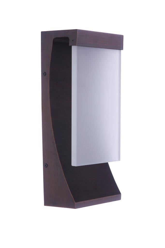 Vault Medium Outdoor Wall Lantern in Aged Bronze Finish by Craftmade