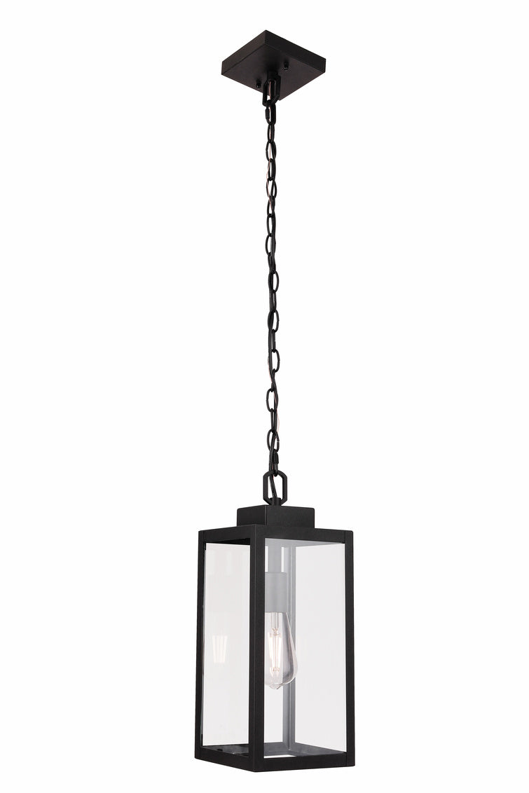 Marin Outdoor Hanging Lantern in Textured Black Finish by Craftmade