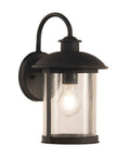 O'Fallon Small Outdoor Wall Lantern in Bronze Finish by Craftmade