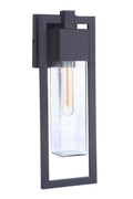 Perimeter Medium Outdoor Wall Lantern in Midnight Finish by Craftmade