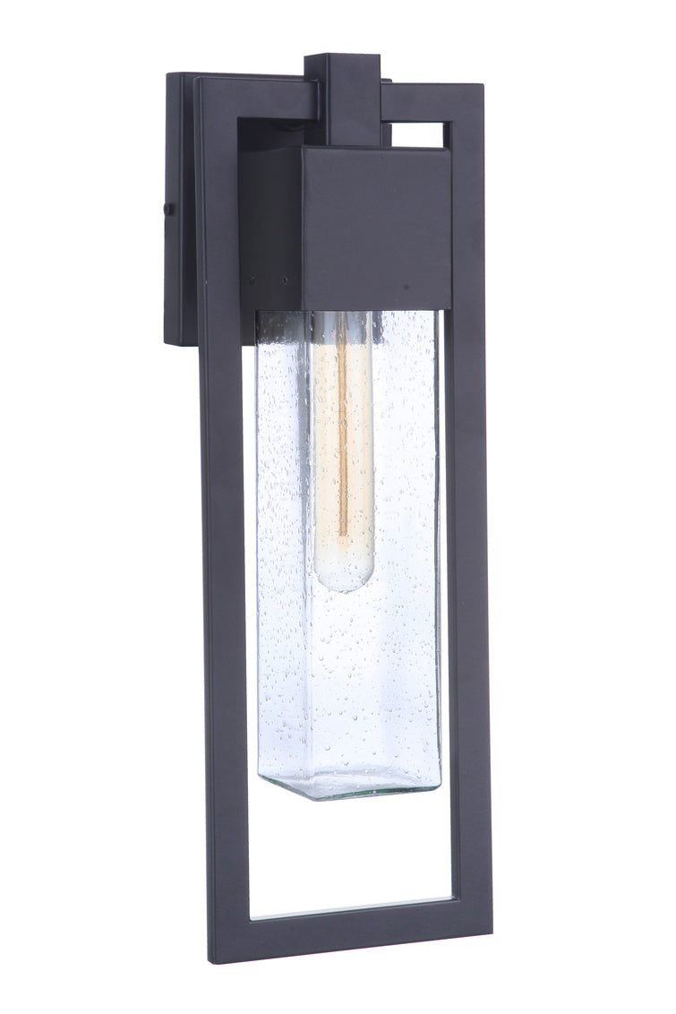 Perimeter Medium Outdoor Wall Lantern in Midnight Finish by Craftmade