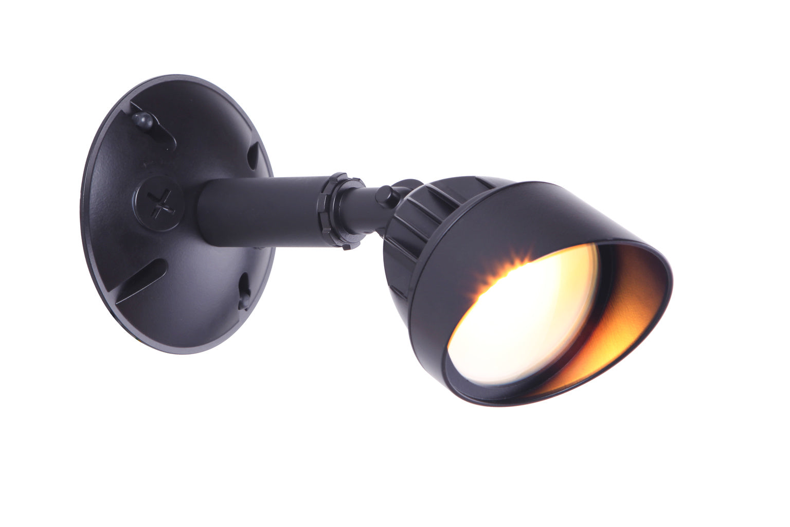 LED Outdoor Outdoor Security Flood Light in Midnight Finish by Craftmade