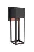 Notable Small Outdoor Wall Lantern in Midnight Finish by Craftmade